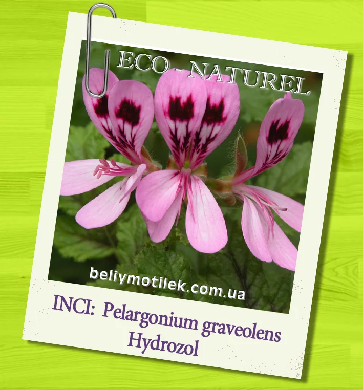 вода душистая ГЕРАНИЕВАЯ (Pelargonium graveolens), 100 мл